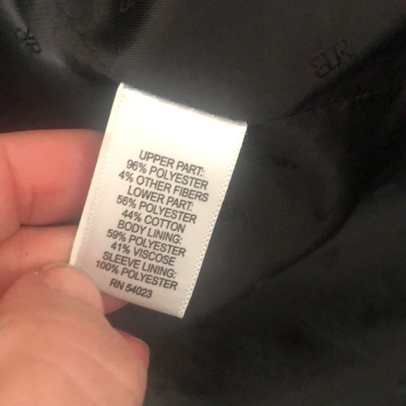 NWOT 📸Banana Republic Black Tweed Dress Jacket/Coat 📸 SzM - Picture 10 of 13